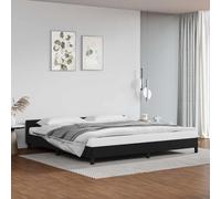 VIDAXL - Giroletto Con Testiera Nero 200x200 Cm In Similpelle - SPEDIZIONE GRATUITA