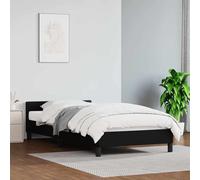 VIDAXL - Giroletto con Testiera senza Materasso Nero 90x190 cm - SPEDIZIONE GRATUITA