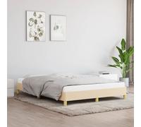 vidaXL Giroletto Crema 140x190 cm in Tessuto