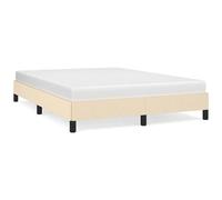 VIDAXL - Giroletto Crema 140x190 Cm In Tessuto - SPEDIZIONE GRATUITA
