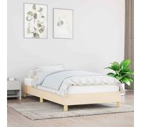 vidaXL Giroletto Crema 90x190 cm in Tessuto