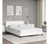 vidaXL Giroletto Dover Bianco 137x190 cm in Similpelle