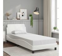 vidaXL Giroletto Dover Bianco 80x200 cm in Similpelle