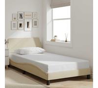 vidaXL Giroletto Dover Crema 100x200 cm in Tessuto