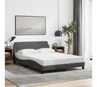 vidaXL Giroletto Dover Grigio Scuro 137x190 cm in Tessuto