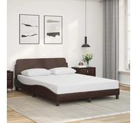 vidaXL Giroletto Dover Marrone 140x190 cm in Similpelle