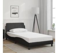vidaXL Giroletto Dover Nero 100x190 cm in Similpelle