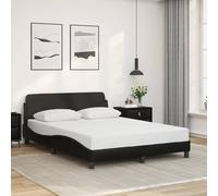 vidaXL Giroletto Dover Nero 137x190 cm in Similpelle