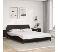 vidaXL Giroletto Dover Nero 152x203 cm in Similpelle