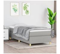 AX Giroletto A Molle Grigio 203x100x35cm Doghe truciolare Legno Camera 3120937