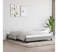 vidaXL Giroletto Grigio Chiaro 140x200 cm in Tessuto