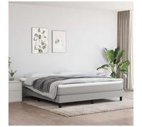 VIDAXL - Giroletto Grigio Chiaro 160x200 cm in Tessuto - SPEDIZIONE GRATUITA