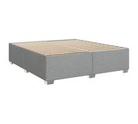 vidaXL Giroletto Grigio Chiaro 180x200 cm in Tessuto, Rete Letto, giroletto con Piattaforma, giroletto Imbottito, mobili Camera da Letto