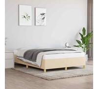 vidaXL Giroletto Grigio Crema 140x200 cm in Tessuto