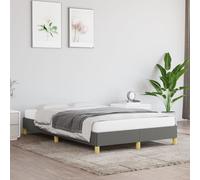 vidaXL Giroletto Grigio Scuro 120x200 cm in Tessuto