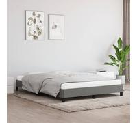 vidaXL Giroletto Grigio Scuro 140x200 cm in Tessuto