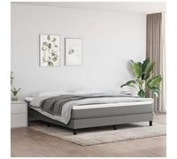 VIDAXL - Giroletto Grigio Scuro 160x200 cm in Tessuto - SPEDIZIONE GRATUITA