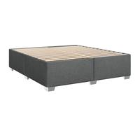 vidaXL Giroletto Grigio Scuro 180x200 cm in Tessuto, Rete Letto, giroletto con Piattaforma, giroletto Imbottito, mobili Camera da Letto