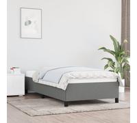 vidaXL Giroletto Grigio Scuro 90x190 cm in Tessuto