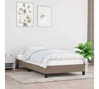 vidaXL Giroletto Grigio Tortora 80x200 cm in Tessuto