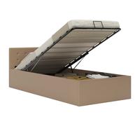 vidaXL Giroletto Idraulico Cappuccino in Similpelle 100x200cm