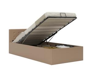 vidaXL Giroletto Idraulico Cappuccino in Similpelle 100x200cm