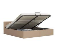 vidaXL Giroletto Idraulico Cappuccino Similpelle 180x200cm