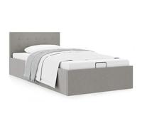 vidaXL Giroletto Idraulico Contenitore Grigio Chiaro Tessuto 90x200cm