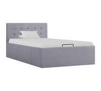 VIDAXL - Giroletto Idraulico Contenitore Grigio Chiaro Tessuto 90x200cm