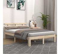 vidaXL Giroletto in Legno Massello 180x200 cm Super King