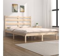 vidaXL Giroletto in Legno Massello di Pino 140x190 cm