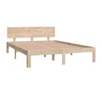 vidaXL Giroletto in Legno Massello di Pino 140x200 cm