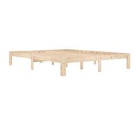vidaXL Giroletto in Legno Massello di Pino 160x200 cm