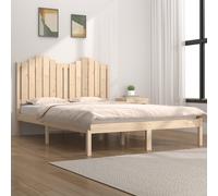 vidaXL Giroletto in Legno Massello di Pino 160x200 cm