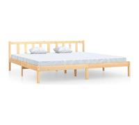 vidaXL Giroletto in Legno Massello di Pino 200x200 cm