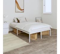 vidaXL Giroletto in Metallo Bianco 120x200 cm