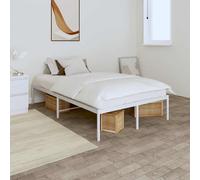 vidaXL Giroletto in Metallo Bianco 120x200 cm