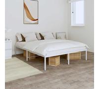vidaXL Giroletto in Metallo Bianco 140x200 cm