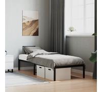 vidaXL Giroletto in Metallo Nero 80x200 cm