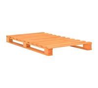 vidaXL Giroletto in Pallet a Doghe Classico Robusto Rustico Struttura Telaio Scocca Letto 100x200 cm Marrone Legno Massello di Pino