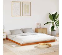 vidaXL Giroletto Marrone Cera 180x200 cm in Legno Massello di Pino, Mobile Camera da Letto, Letto, Rete Letto, Arredamento Camera da Letto, Base Letto