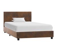 VIDAXL - Giroletto Marrone In Similpelle Scamosciata 100x200 Cm