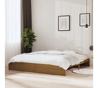 vidaXL Giroletto Marrone Miele in Legno Massello 200x200 cm