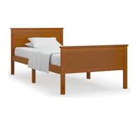 VIDAXL - Giroletto Marrone Miele in Legno Massello di Pino 100x200 cm - SPEDIZIONE GRATUITA
