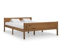 vidaXL Giroletto Marrone Miele in Legno Massello di Pino 120x200 cm