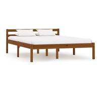 VIDAXL - Giroletto Marrone Miele In Legno Massello Di Pino 140x200 Cm
