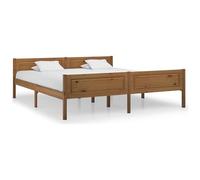 vidaXL Giroletto Marrone Miele in Legno Massello di Pino 180x200 cm