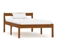 VIDAXL - Giroletto Marrone Miele In Legno Massello Di Pino 90x200 Cm