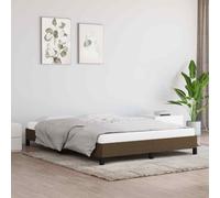 AX Giroletto Marrone 193x143x25cm Riposare Dormire Doghe Camera Tessuto + 346715