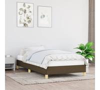 vidaXL Giroletto Marrone Scuro 90x190 cm in Tessuto